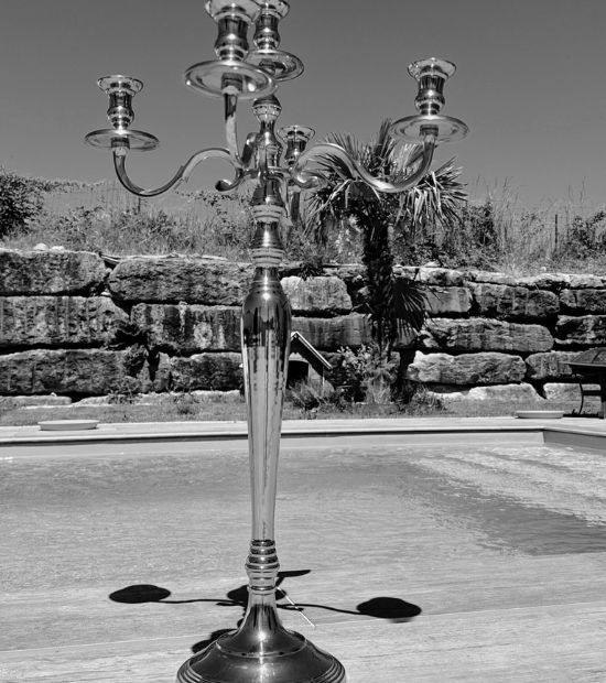 Chandeliers dorés – 5 feux (80 cm)
